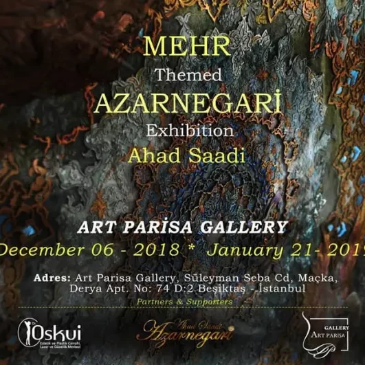 Mehr Themed AZARNEGARI Exhibition By Ahad Saadi